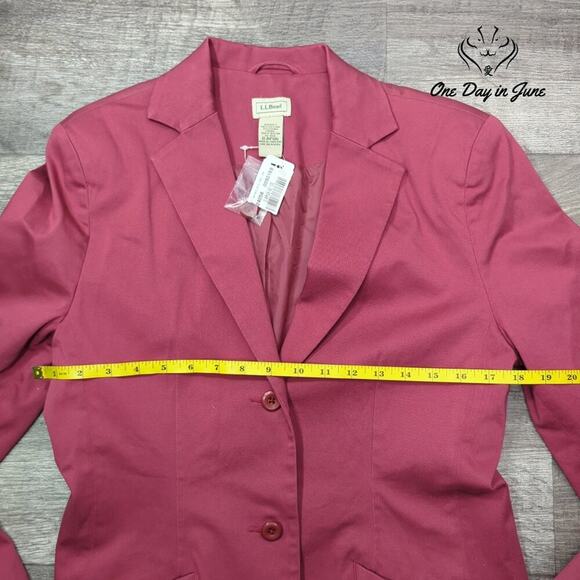 L.L.Bean 2 Button Blazer Size 10 Reg - Picture 3 of 5